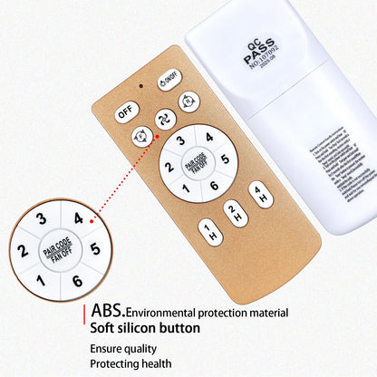 Remote Control For Letmarey/Bouncats/JahyShow/HuixuTe/InfiniPower Ceiling Fan