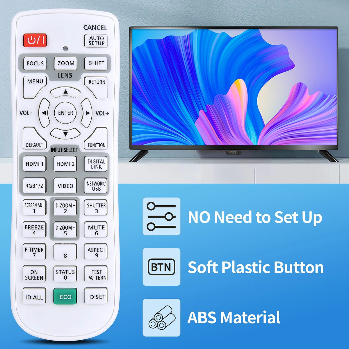 N2QAYA000150 Remote Control For Panasonic Projector N2QAYA000167 PT-MW730L