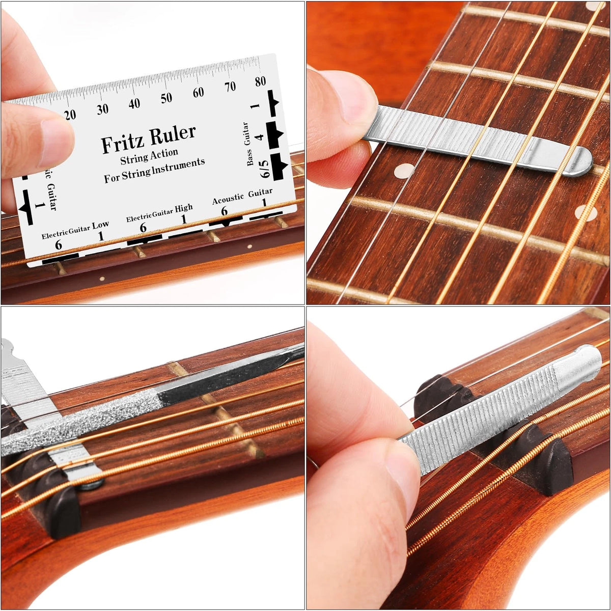 72PCS Guitar Tool Kit Repair Maintenance Accessories Small,