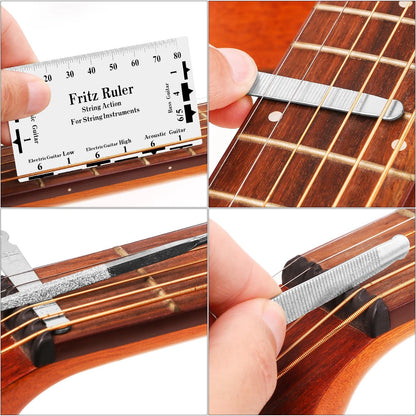 72PCS Guitar Tool Kit Repair Maintenance Accessories Small,