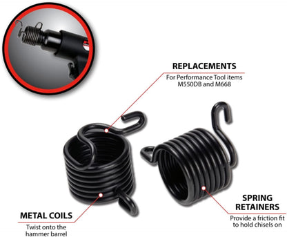 Performance Tool M696 Replacement Retainer Springs for Air Hammers -...