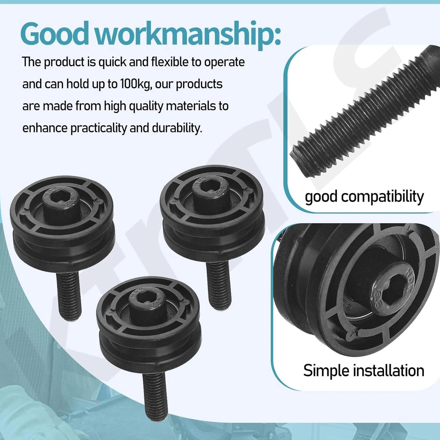 Upgradable 305784005 305784001 Tile Saw Roller Assembly for Ryobi/Ridgid 7"...