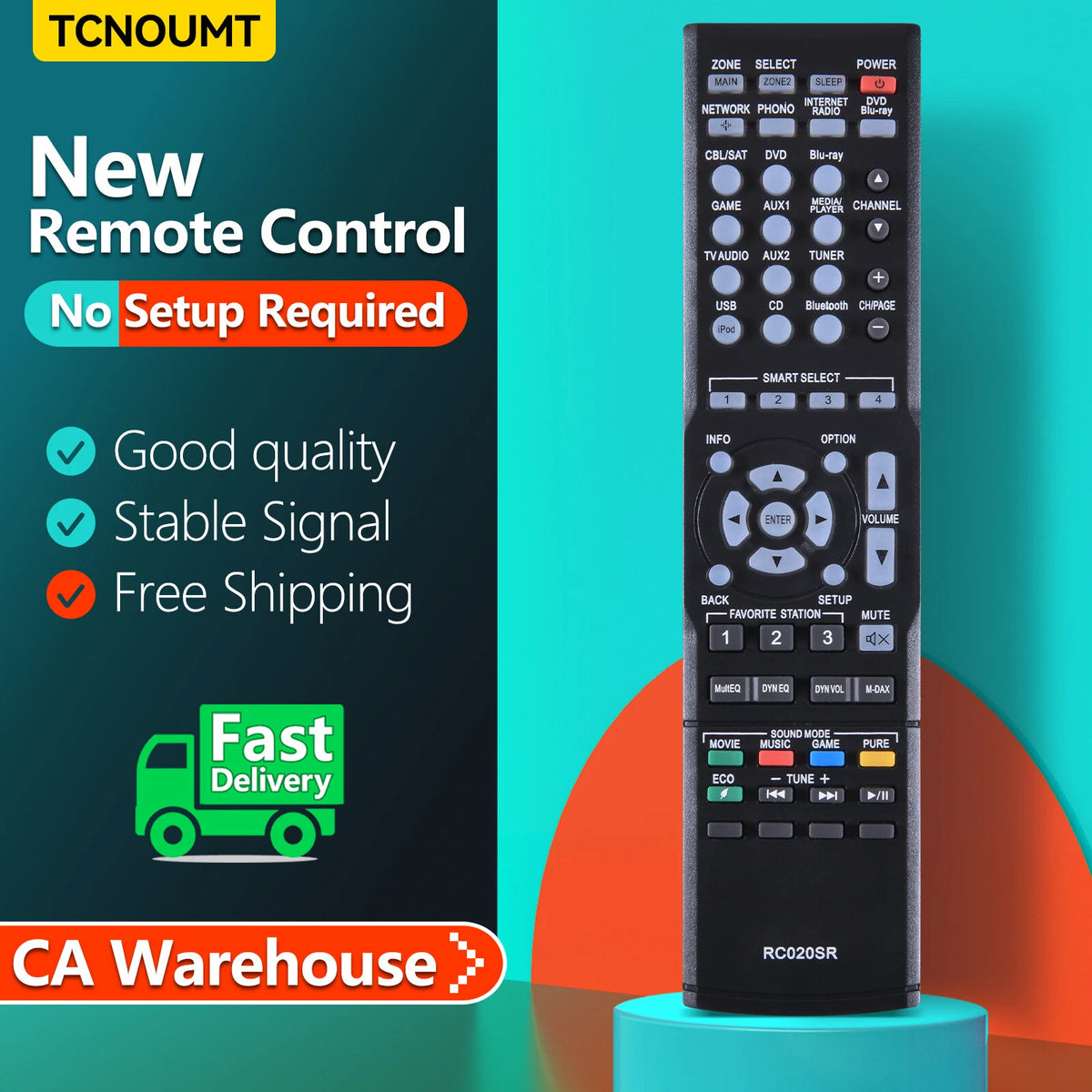 RC020SR Remote Control For Marantz AV Amplifier NR1403 NR1502 NR1504
