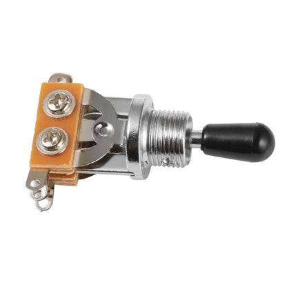 Randon 3 Way Short Straight Guitar Toggle Switch Pickup RG-0301, silver