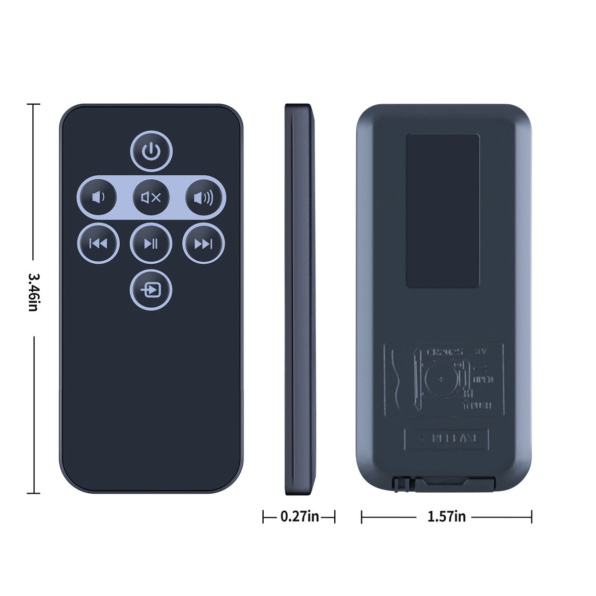 KMC-3 Remote Control For Klipsch KMC 3 Wireless Music System Speakers