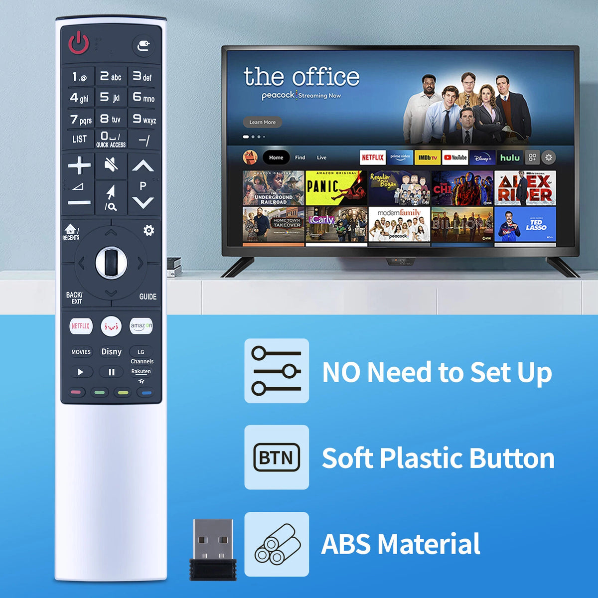 Remote Control For LG Smart TV MR-700 AKB75455602 AN-MR700 AN-MR600