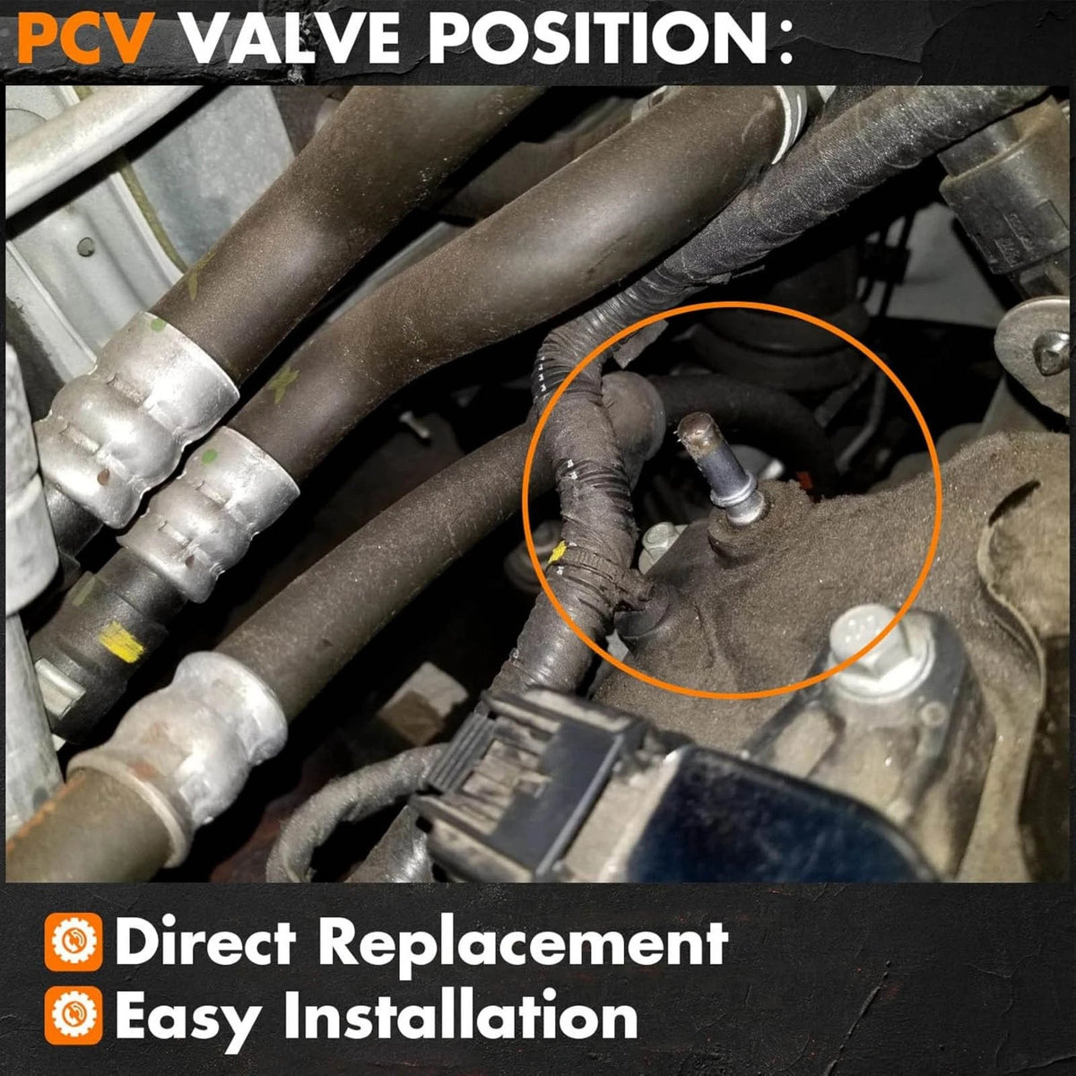 PCV Valve Hose Adapter For Chevrolet Camaro 2012 Equinox 2011-2017 Steel