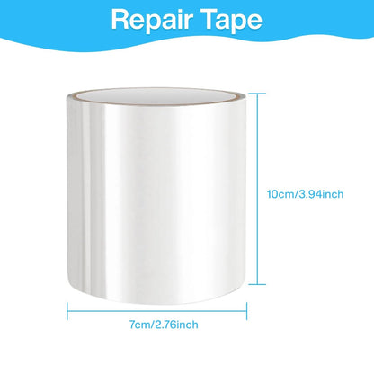 WENESTR Pool Patch Repair Kit Waterproof Tape for 3.2in X 7ft, white