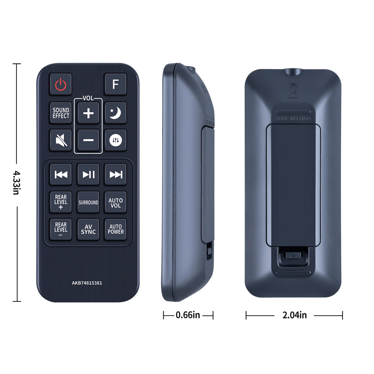 AKB74815381 For LG Sound Bar Remote Control SPJ8B-W SJ7 SJ7-C SJ7C SPJ8BW