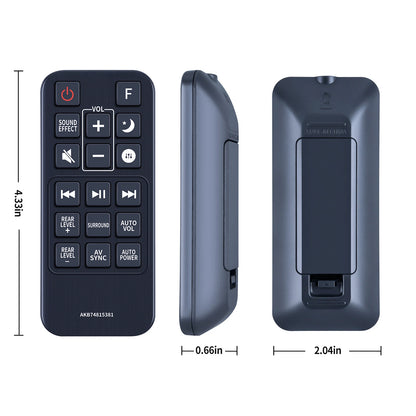 AKB74815381 For LG Sound Bar Remote Control SPJ8B-W SJ7 SJ7-C SJ7C SPJ8BW