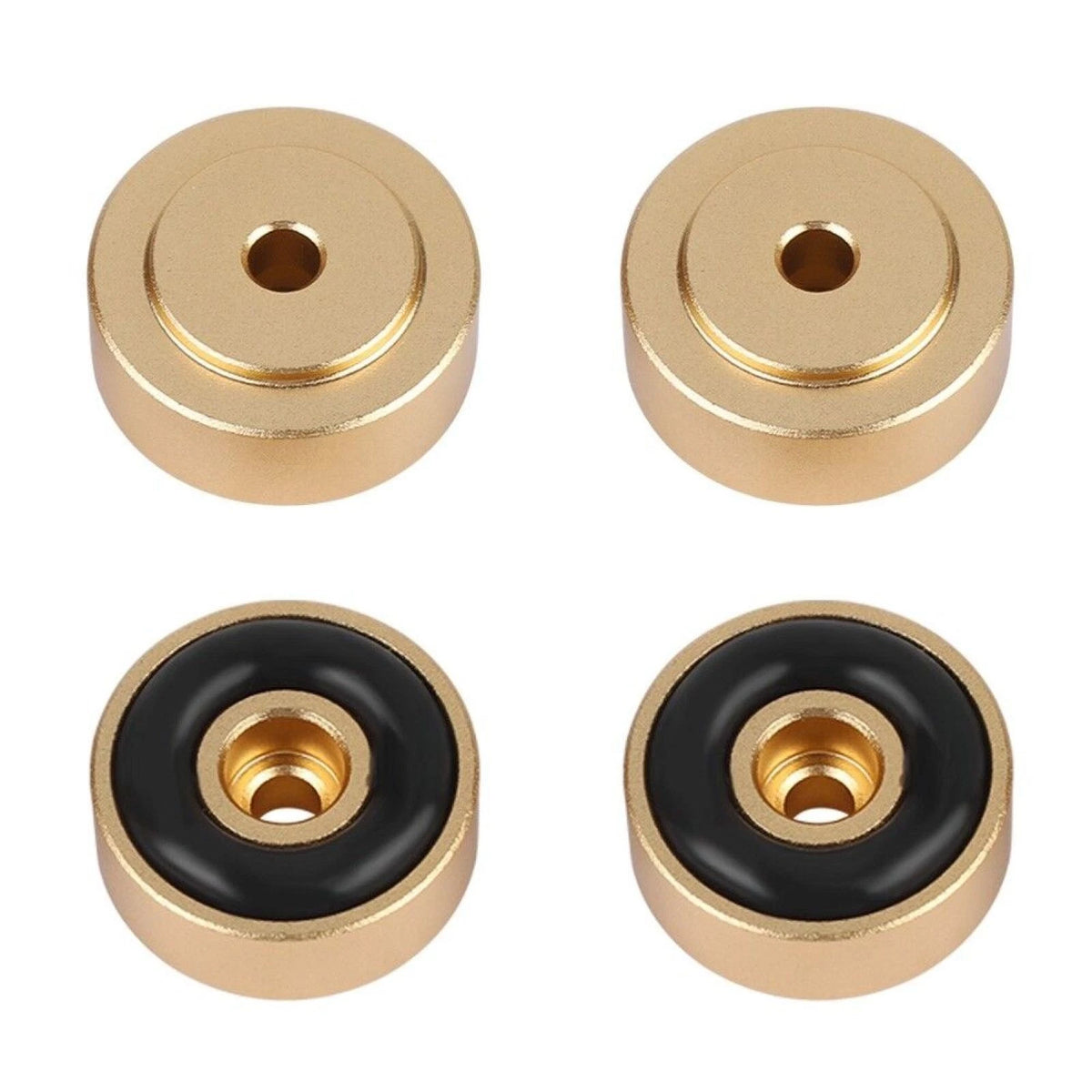 4pcs 20x8mm Aluminum Isolation Feet Stand For CD Turntable Radio AMP Amplifier D
