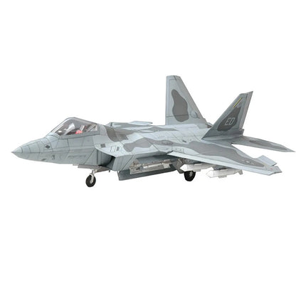 1/33 F22 Fighter Plane Paper Model Military Puzzle Paper Aircraft Unassembled