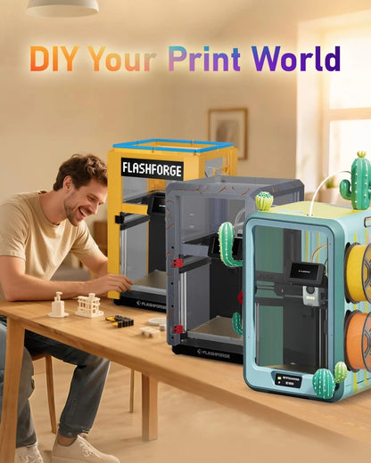 FLASHFORGE AD5X Enclosure Kit, DIY Colors & Style, Optimized Design, blue