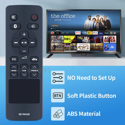 SE-R0429 Remote Control For Toshiba Soundbar SBX4250KN SBX4250