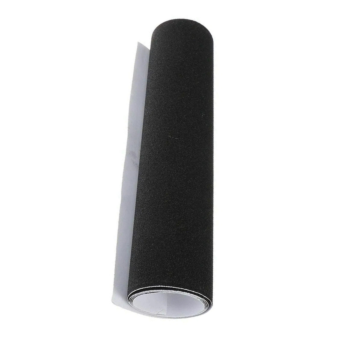 2Pcs Black Skateboard Stickers 84 * 23cm Pro Skating Board Sandpaper Grip Tape^