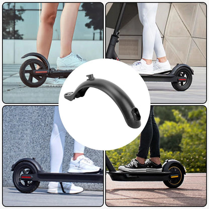 Electric Scooters Rear Mudguard, 4 Hole Scooter Black Fenders