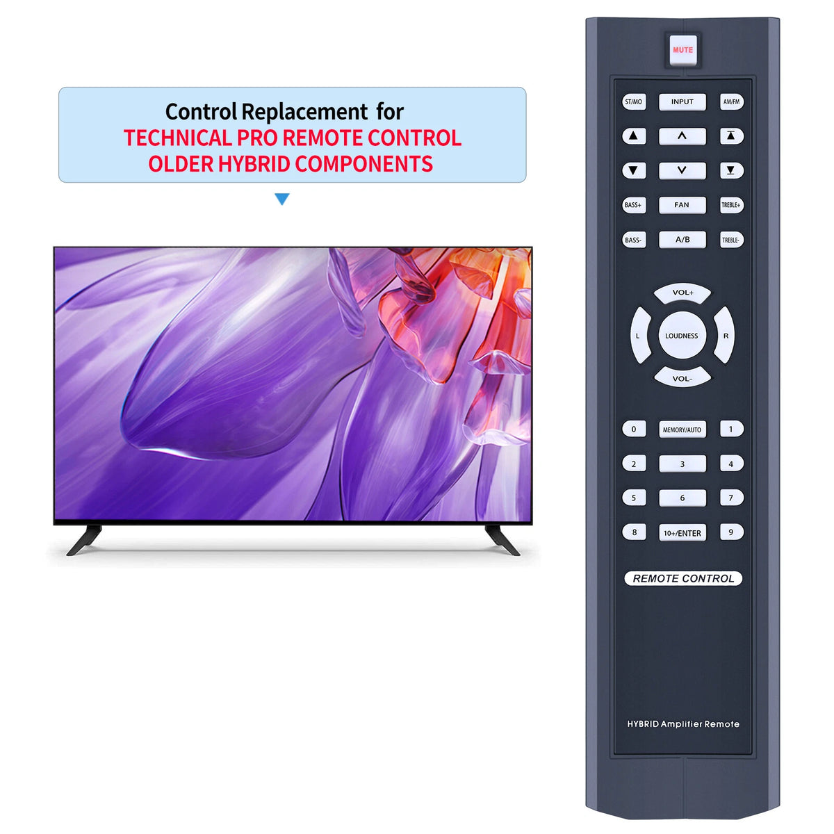 Replacement Remote Control For Technical Pro OLDER hybrid components