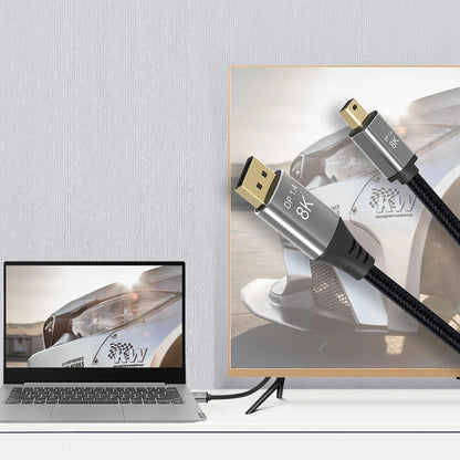 1m Laptop Mini DP to DP Cable Conversion Cord 8K@60Hz 4K@144Hz DisplayPort 1.4 j