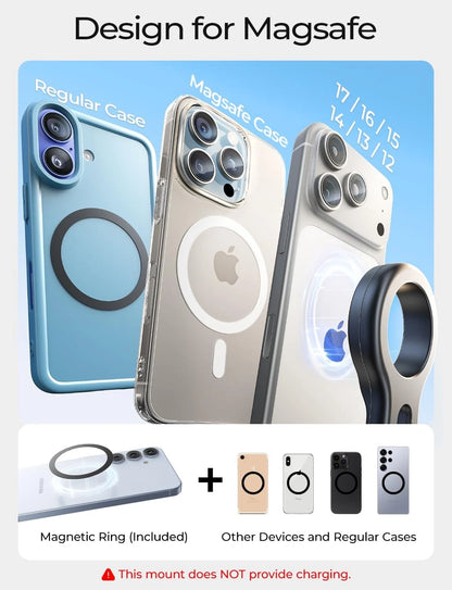 LISEN for MagSafe Car Mount, Magnetic Phone holder your car, Black