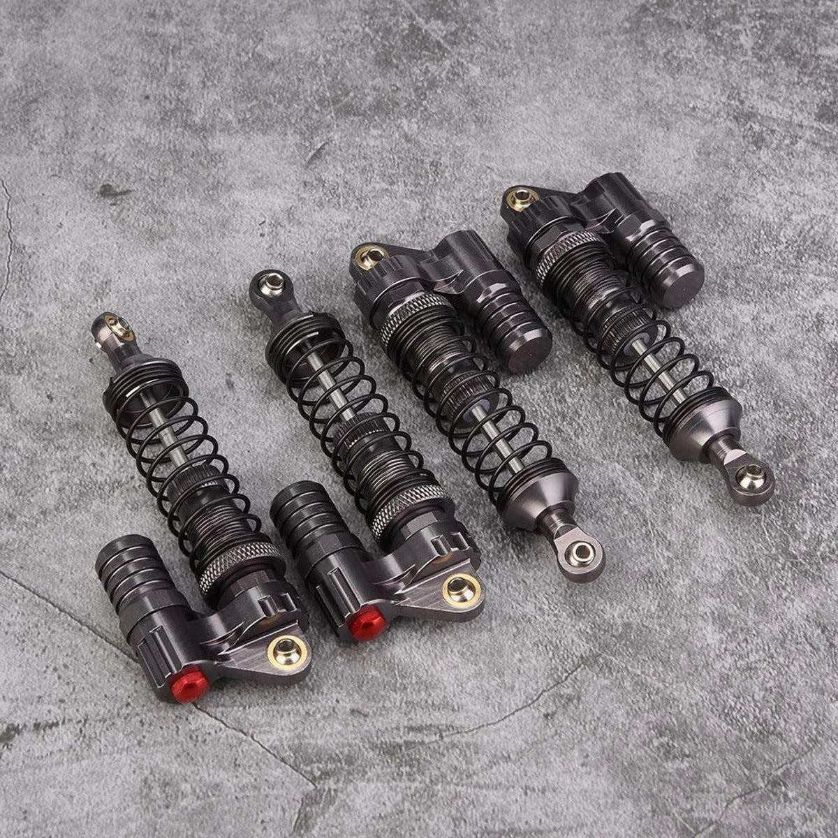 4Pcs 1/10 100mm Adjustable Shock Absorber For Axial SCX10 TRX-4 RC Crawler Car