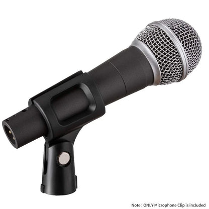 2-Pack LYRCRO Microphone Clip with 5/8" Male to 3/8" Female Adapter for Black
