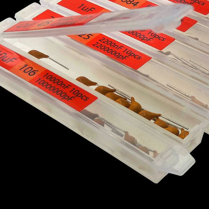 EEEEE 30 Value 300 pcs Multilayer Monolithic Ceramic Capacitor Assortment...