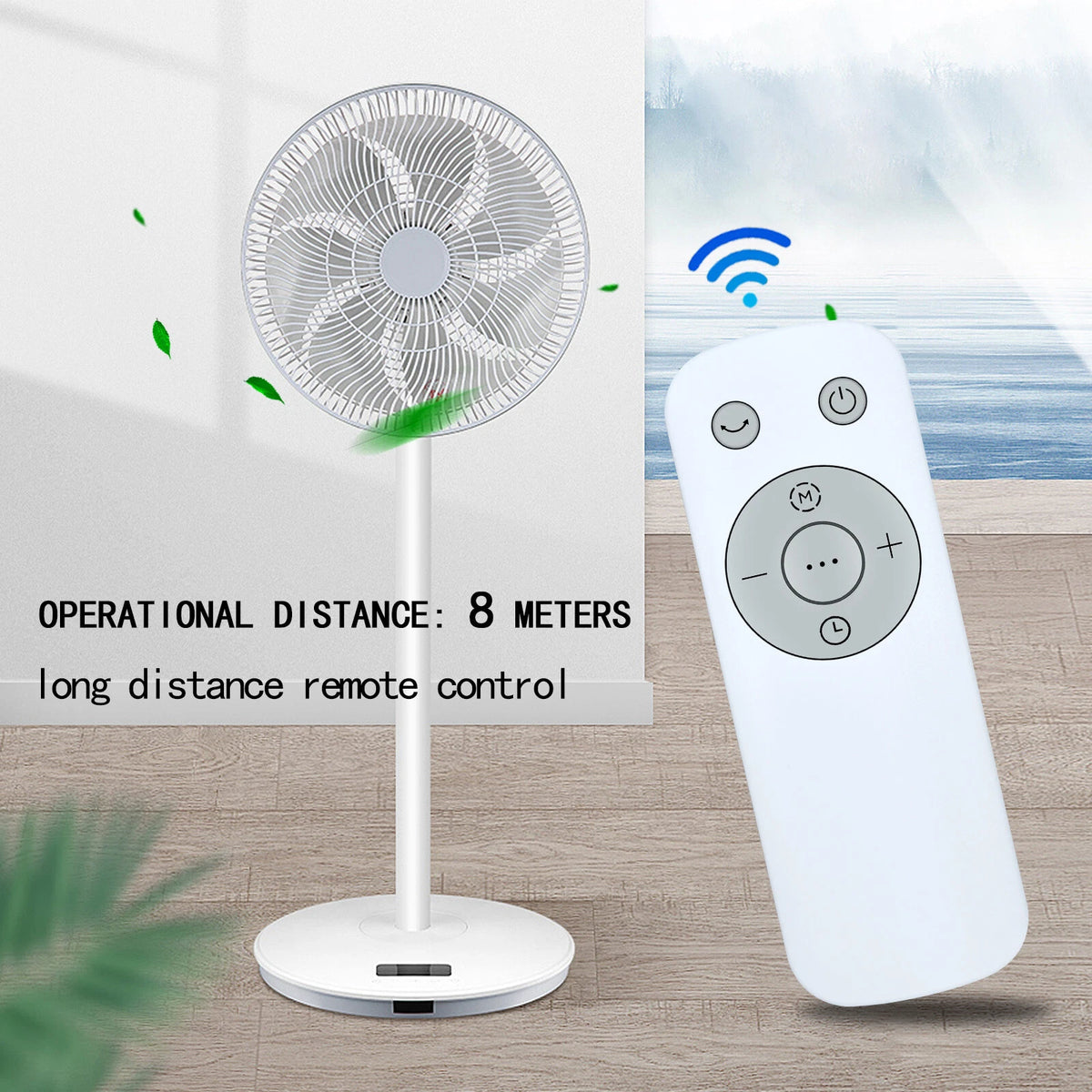 Remote Control For Pro Breeze Midea NTH20-22GR(WH) Energy-Saving Quiet FAN