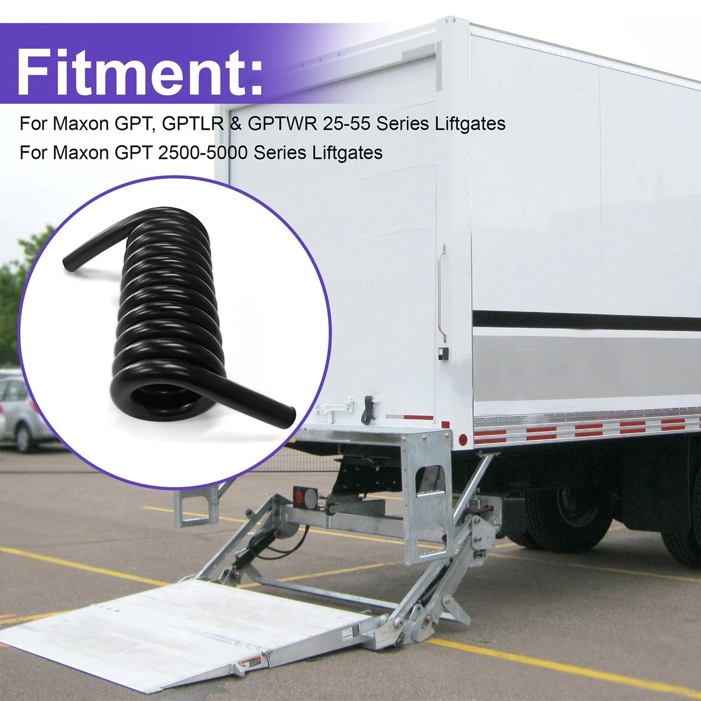 ‌226363-01 Liftgate Torsion Spring RH,Passenger Side for Maxon GPT,GPTLR & GPTWR