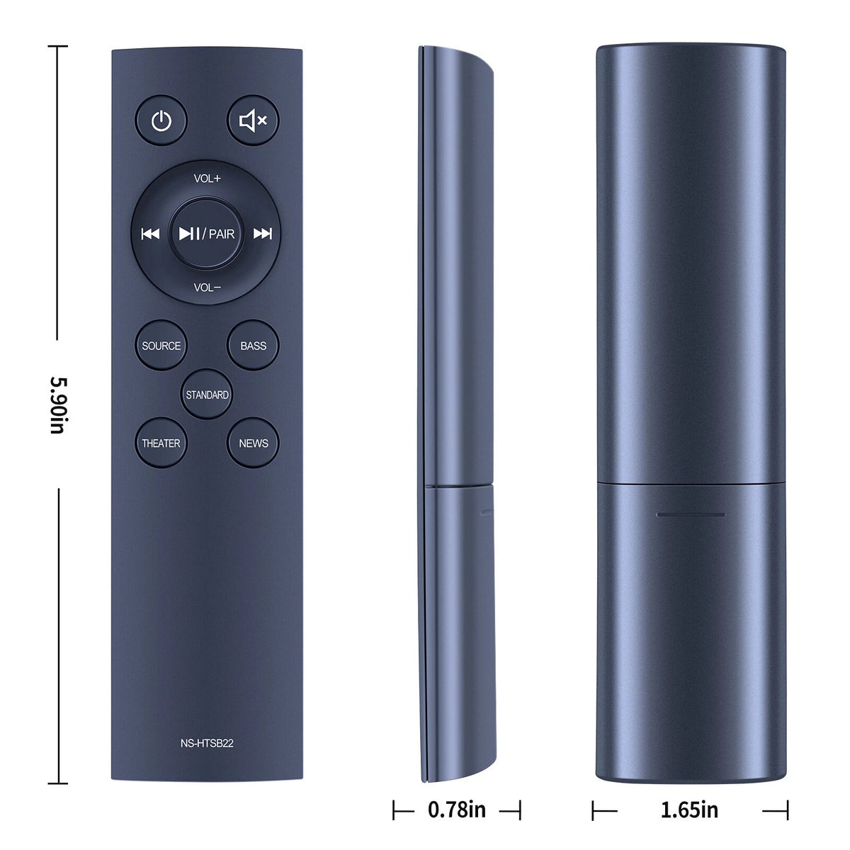 Remote Control For Insignia Soundbar NS-HTSB22 NS-SBAR21F20