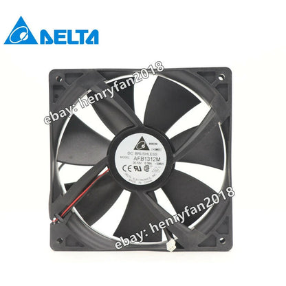 Delta Fan AFB1312M  Axial Fan DC 12V 0.38A  2-Pin 135*135*25MM Case Cooling Fan