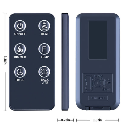 Remote Control For Mainstays Wall Mounted Electric Fireplace WFP-22C WFP-22C/XXX