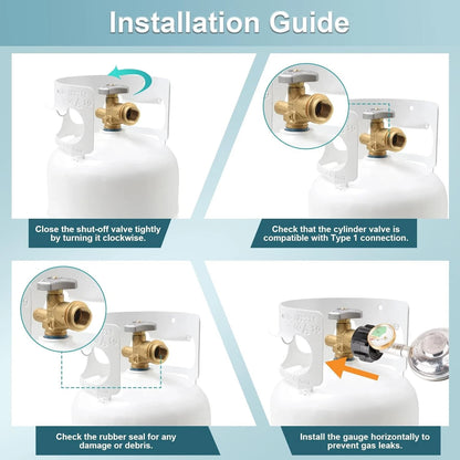 3 Feet Propane Regulator with Hose, Tank Gas Grill Regulator...