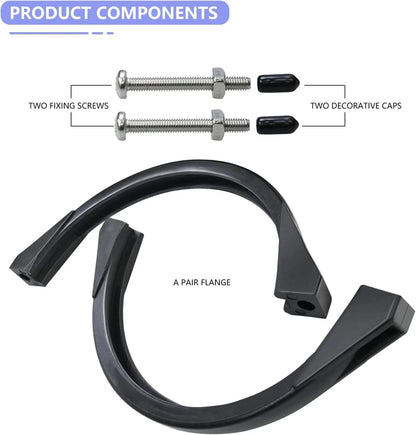 GMX600NM Noryl Flange Valve Clamp 8 to 8.5 inch,Compatible with Hayward...