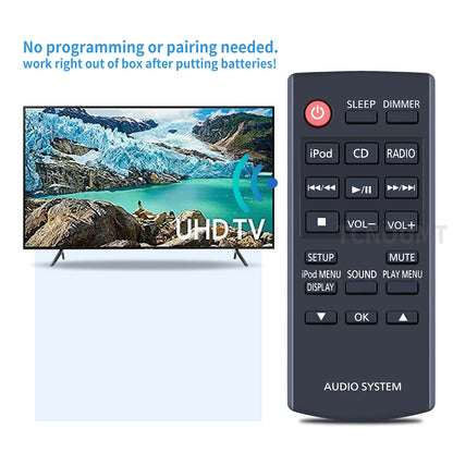 N2QAYC000077 Remote Control For Panasonic Compact Stereo System SC-HC28 SA-HC28