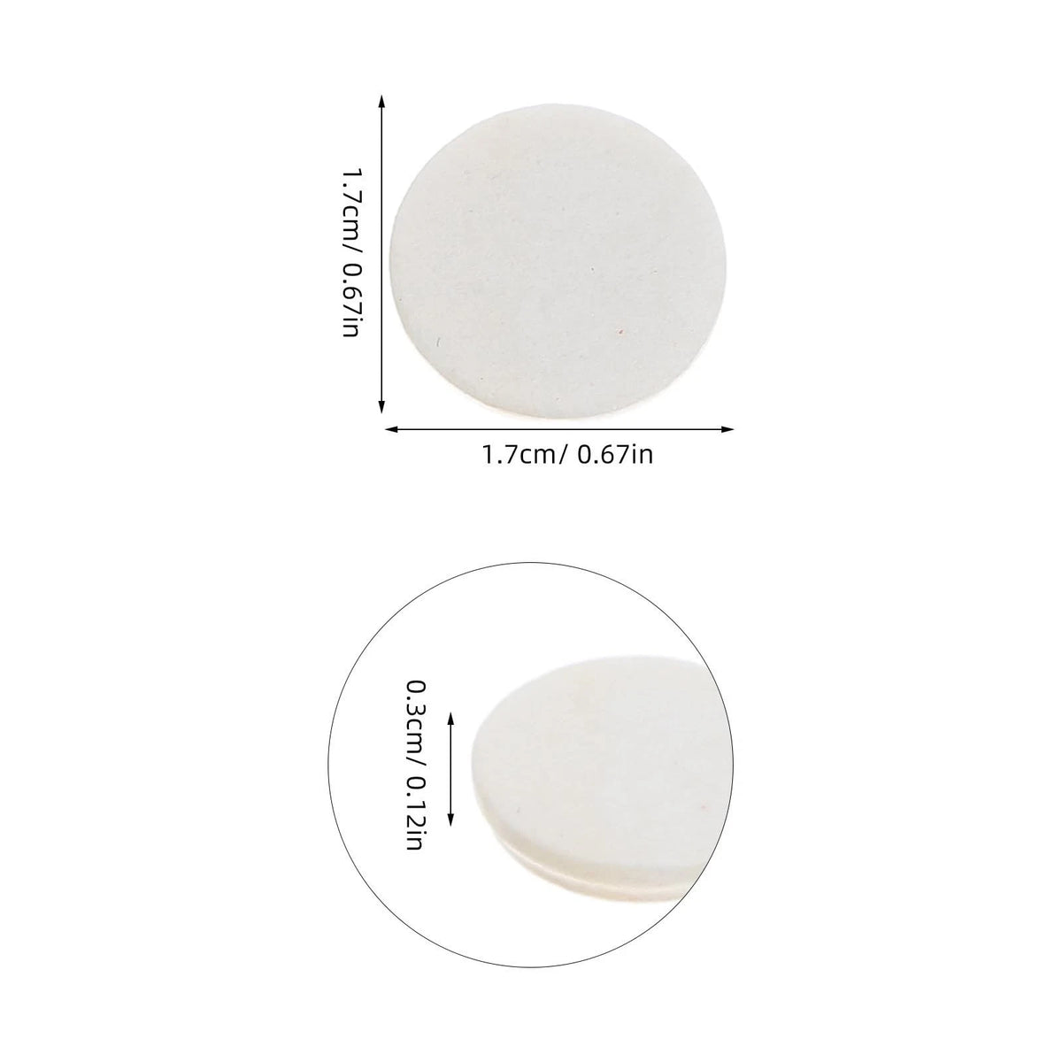 Saxophone Pads Clarinet Replacement Kit s, 17PCS s Bb White