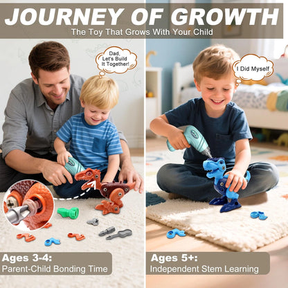 Laradola Dinosaur Toys for 3 4 5 6 7 8 Year Old Boys, Medium, Deluxe Green