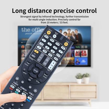 RC-882M Remote Control For Onkyo TX-NR838 TX-NR737 Audio Receiver