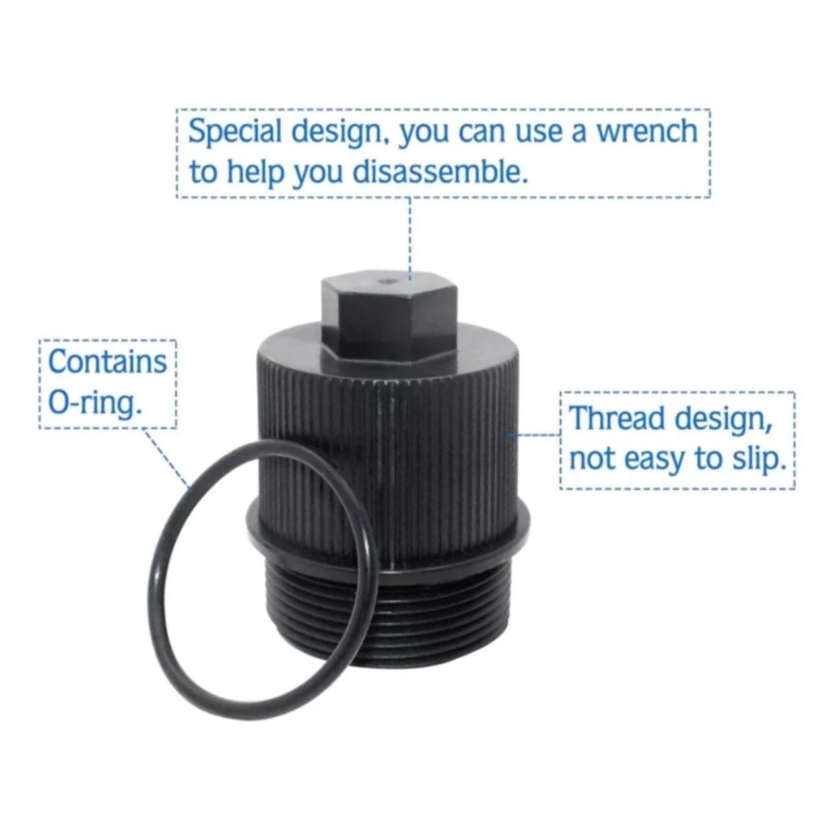 1* Durable&Long-lasting Filter Drain Plug 190030 For Pentair Multi-model Filters