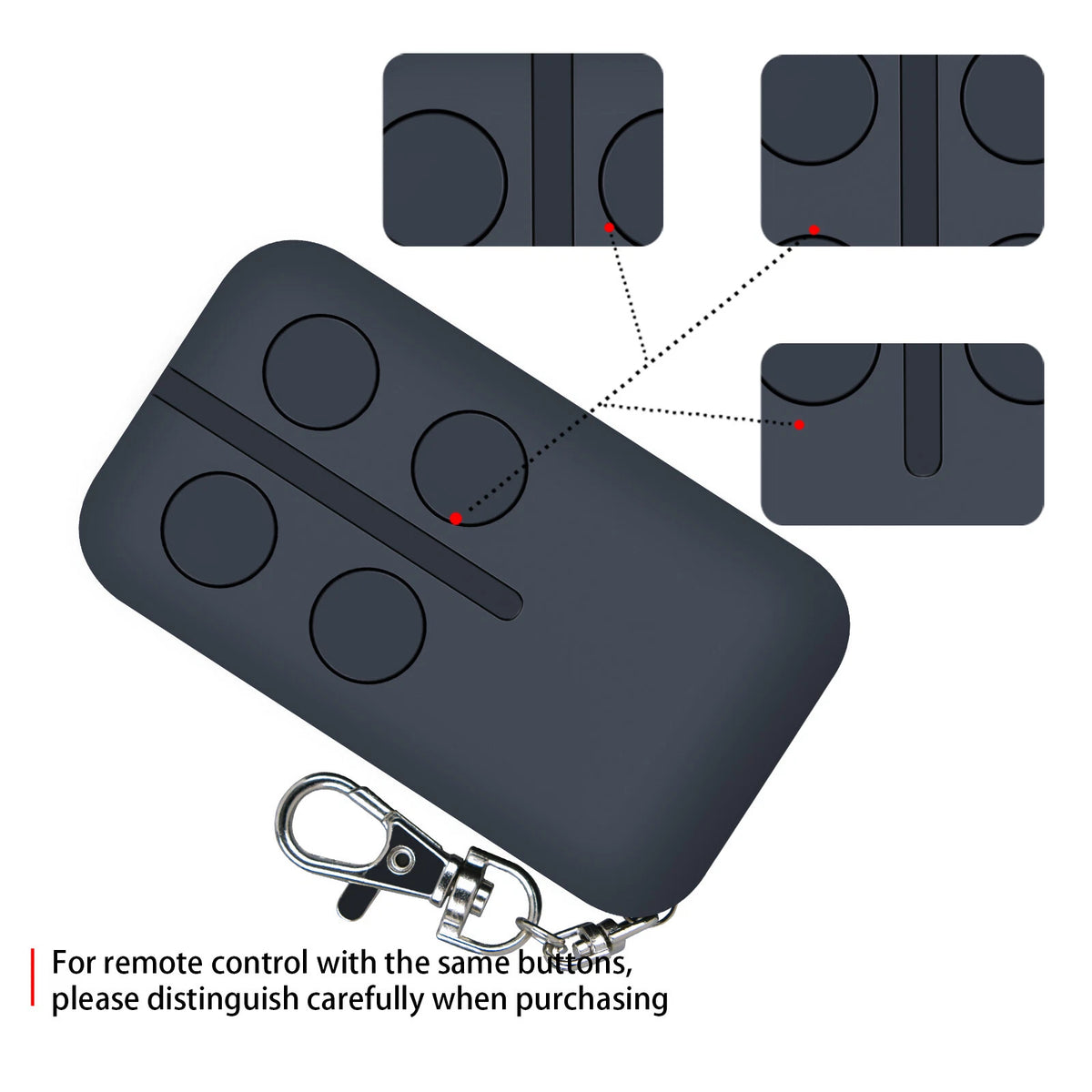 For ENTREMATIC Ditec ZEN2 Remote Control Transmitter Replacement Gol4 & Gol4c