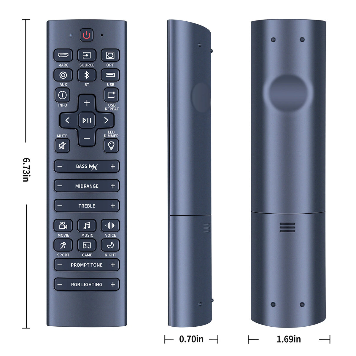 Replacement Remote Control For ULTIMEA Apollo S70 Apollo S80 Apollo S90 Soundbar