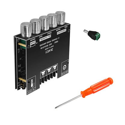 1*MT21 2x50W+100W 2.1 Channel BT5.0 AUX Digital Power Subwoofer Amplifier Board