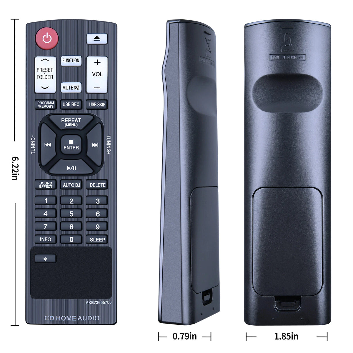 AKB73655705 Remote Control For LG CD Home Audio Mini Hi-fi System CM9950 CM4230