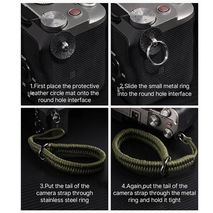 Green Camera Strap Camera Wrist Strap Hand Grip Wristband For DSLR Camera Rope