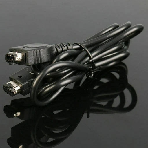 Black Game Link Connect Cable Cord For Nintendo Gameboy Advance GBA SP Black C