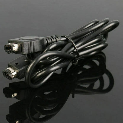 Black Game Link Connect Cable Cord For Nintendo Gameboy Advance GBA SP Black C