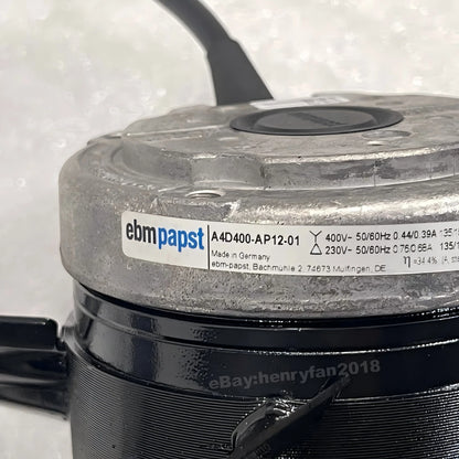 A4D400-AP12-01 ebmpapst 400V Axial Fan For Converter Cabinet Ventilation Cooling