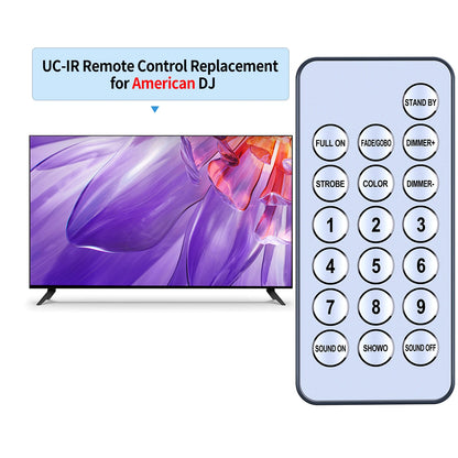 Replacement Remote Control For American DJ UC-IR Wireless