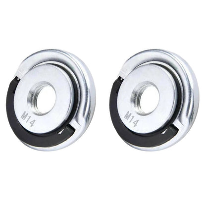 Two M14 Pressing Flanges Quick Release Fastener for Grinder Discs and Cup Wheels