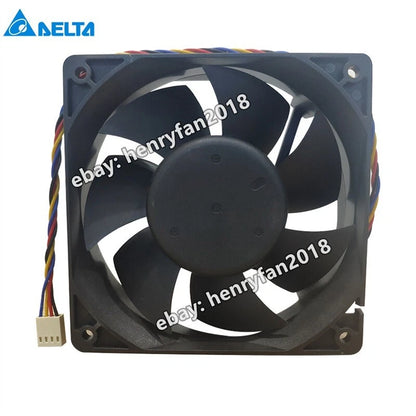 Delta Fan AFB1212SHE DC 12V 1.6A 120*120*38MM 4-Pin Server Case Cooling Fan