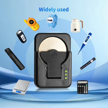 USB-C Universal Coin Cell Charger for Rechargeable Button Cells, Smart IC LED